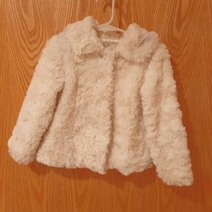 Girls Faux Fur Coat Size 3T